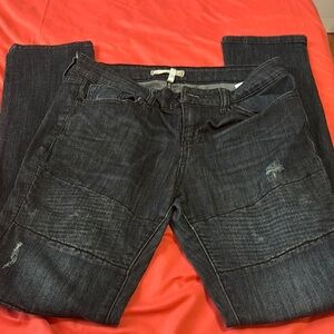 Blue women’s Distressed Jeans